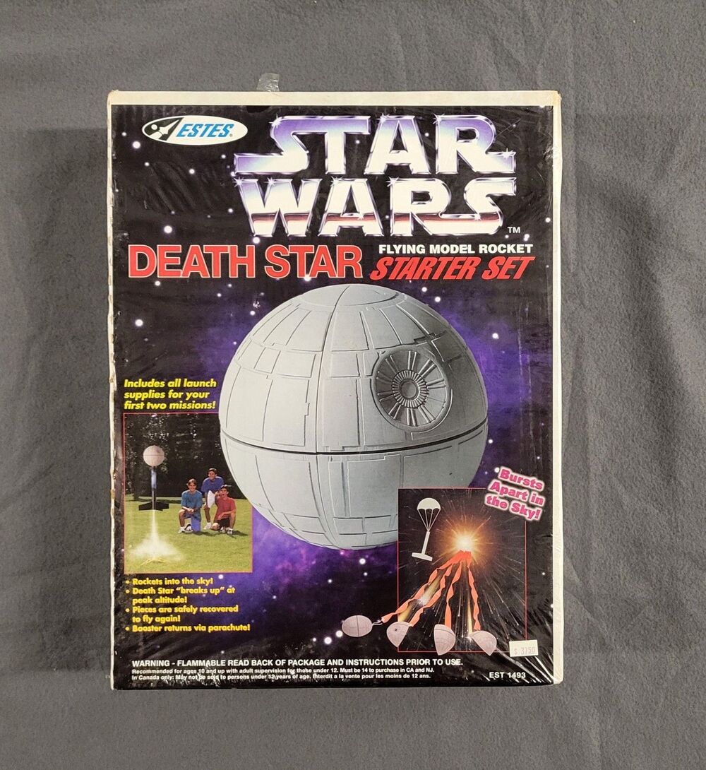 1997 Estes Star Wars Death Star Model   Rocket-New In Box
